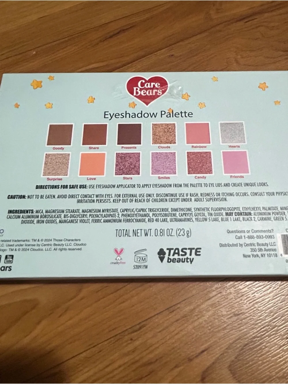 Taste Beauty Care Bears Pink, Purple & Neutral Eyeshadow Palette